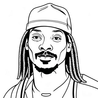 Page À Colorier De Snoop Dogg 19542-15442