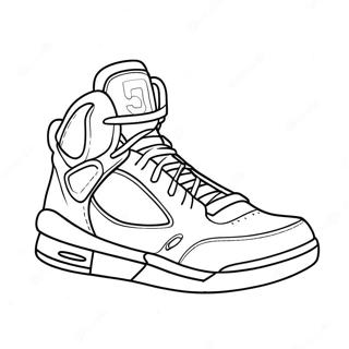 Basketball Shoes Coloring Pages