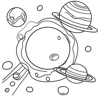 Solar System Coloring Page 1960-1567