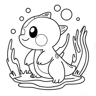 Water Type Pokemon Coloring Page 19662-15521