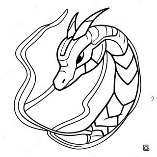 Mega Rayquaza In Flight Coloring Page 19703-15570