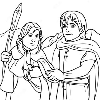 Lord Of The Rings Coloring Page 1970-1562