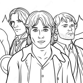 Lord Of The Rings Coloring Page 1970-1563