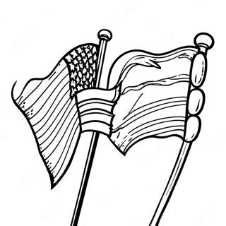 Hispanic Heritage Month Flags Coloring Page 19802-15648