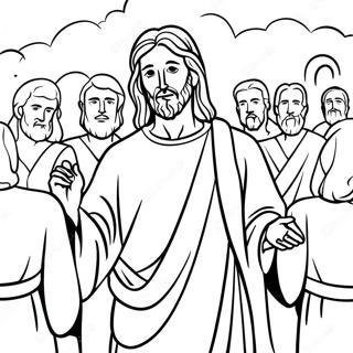 Jesus Heals Coloring Page 19812-15654