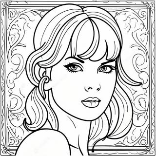 Taylor Swift Red Coloring Pages