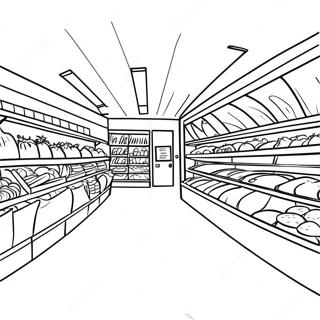 Grocery Store Coloring Page 19852-15685