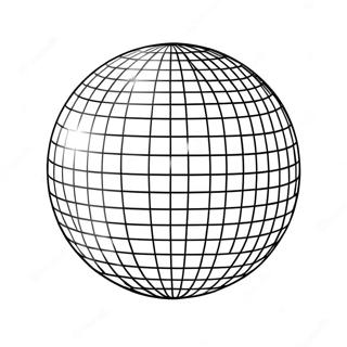 Disco Ball Coloring Pages