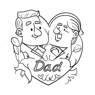 I Love You Dad Coloring Pages