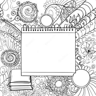 Binder Cover Coloring Page 19922-15746