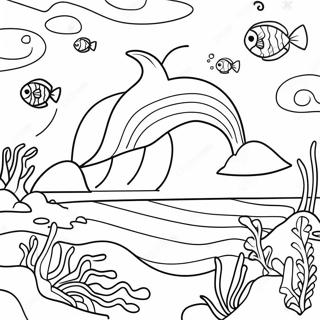 Realistic Ocean Coloring Pages