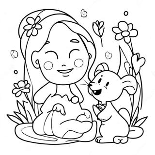 Happy Mothers Day Nana Coloring Pages