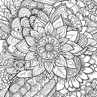 Henna Mandala Coloring Page 19972-15786