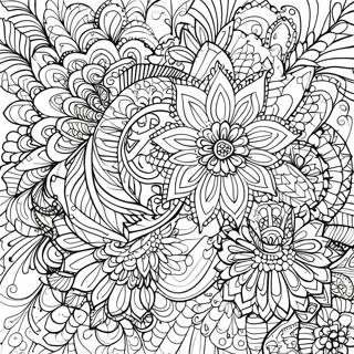 Henna Mandala Coloring Page 19972-15787