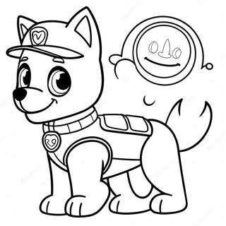 Ryder Paw Patrol Boyama Sayfaları