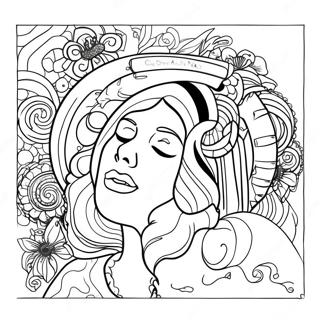 Album Cover Coloring Page 20002-15805