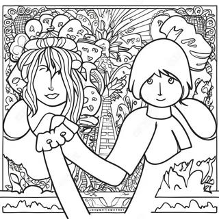 Classic Rock Album Cover Coloring Page 20003-15811