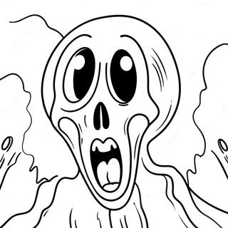 Scream Coloring Page 20022-15867