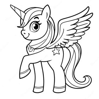 Celestia My Little Pony Coloring Page 20032-15831