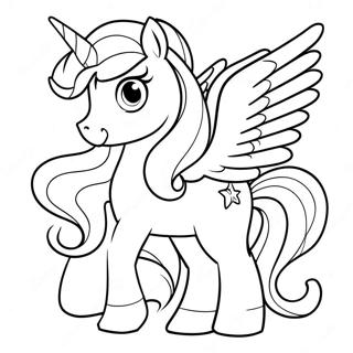 Celestia My Little Pony Coloring Page 20032-15832