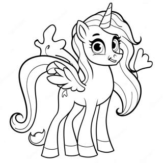 Celestia My Little Pony Coloring Pages