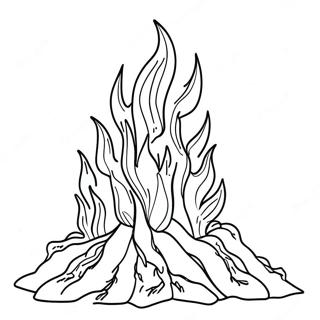 Elemental Fire Coloring Page 200-157