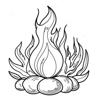 Elemental Fire Coloring Page 200-159