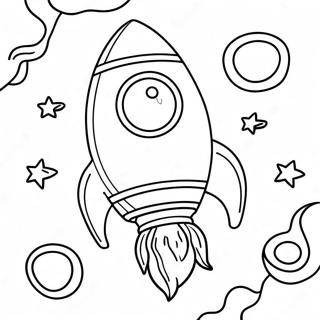 Rocket Ship Coloring Pages