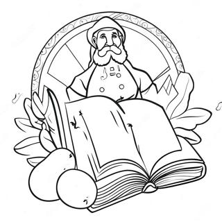 Yom Kippur Symbolic Coloring Page 20142-15906