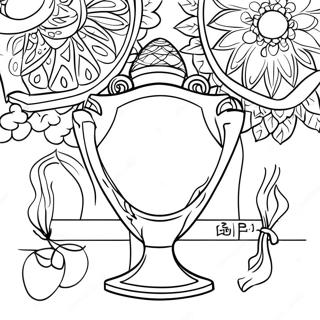 Yom Kippur Symbolic Coloring Page 20142-15907