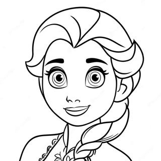 Elsa Frozen 2 Show Yourself Coloring Pages