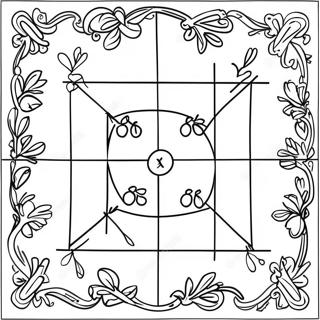 Tic Tac Toe Coloring Pages