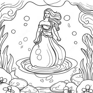 Elemental Water Coloring Page 201-195