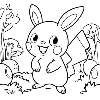 Pokemon Easter Egg Hunt Coloring Page 20212-15978