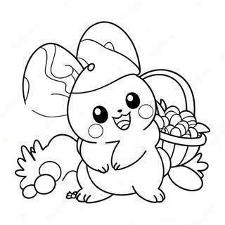 Pokemon Easter Coloring Pages