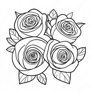 Roses Coloring Pages