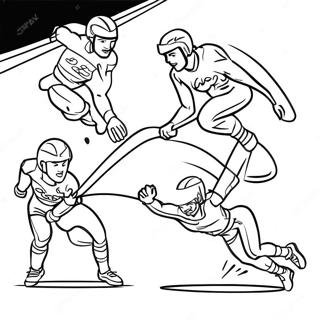 Olympic Athletes In Action Coloring Page 20283-16046