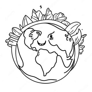 Happy Earth Day Coloring Pages