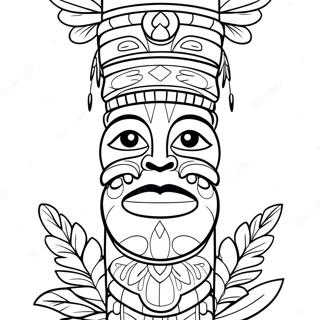 Totem Pole Coloring Page 20332-16082