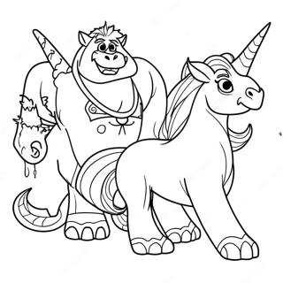 Onward Magical Creatures Coloring Page 20383-16101