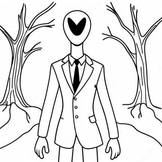 Slenderman Coloring Page 20422-16152