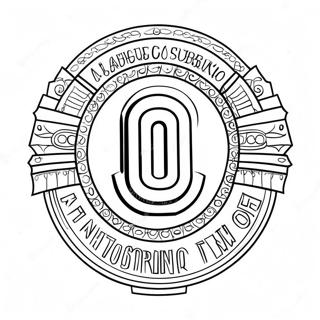 Ohio State Logo Coloring Page 20472-16187