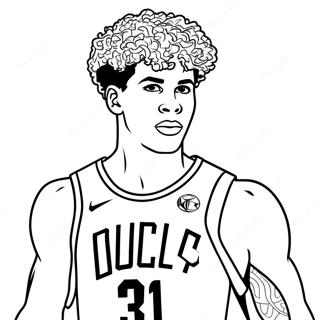 Lamelo Ball In Action Coloring Page 20483-16219