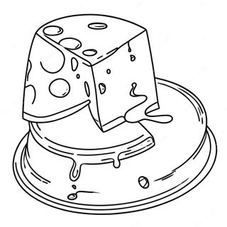 Cheese Coloring Pages