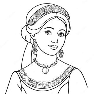 Isabella Encanto Coloring Pages