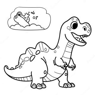 Scary Dinosaur Coloring Pages