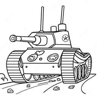 Ww2 Tank Coloring Page 20672-16342