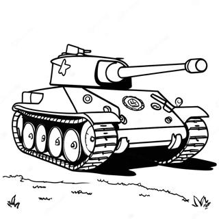 Ww2 Tank Coloring Page 20672-16344