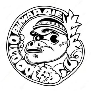 Bape Logo Coloring Page 20692-16364