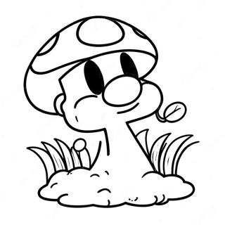 Mario Mushroom Coloring Page 20702-16373